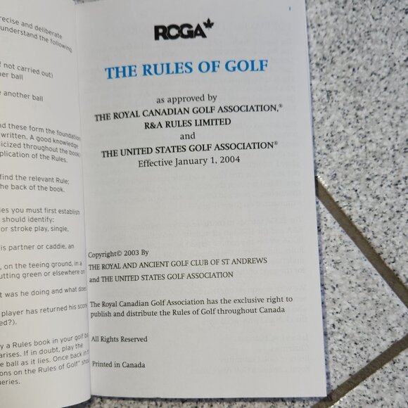 The Rules Of Golf - Picture 2 of 2